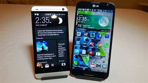HTC First vs LG Optimus G Pro Karşılaştırma